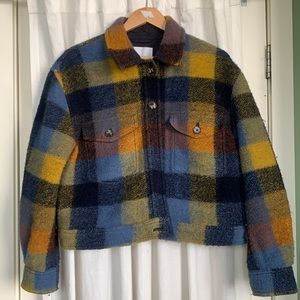 Wilfred Free Ganna Wool Blend Jacket (Cropped)